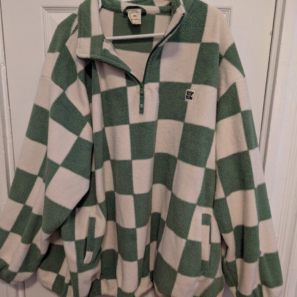 LE Lucy & Yak Stevie Fleece Green Check